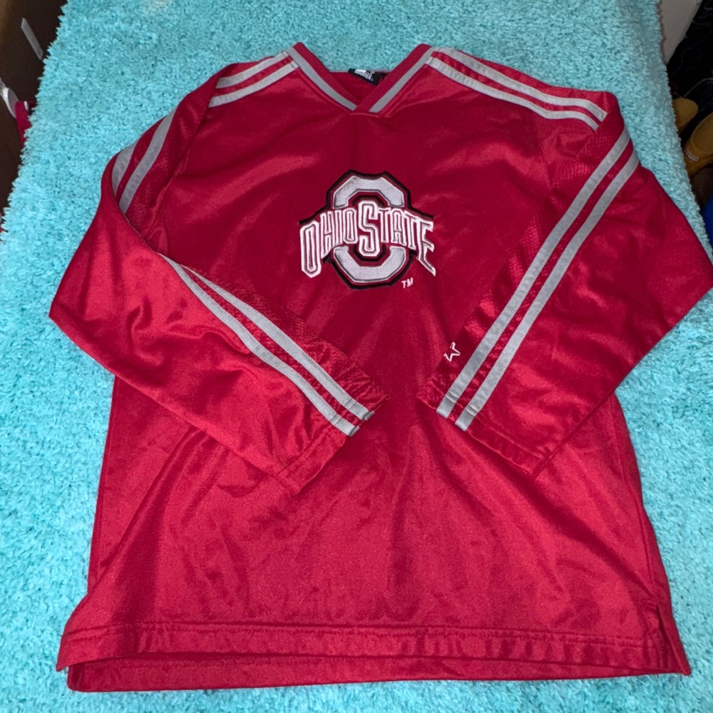 Ohio State Buckeyes Starter Pullover Long Sleeve Shirt Mens Extra Large‎ XL